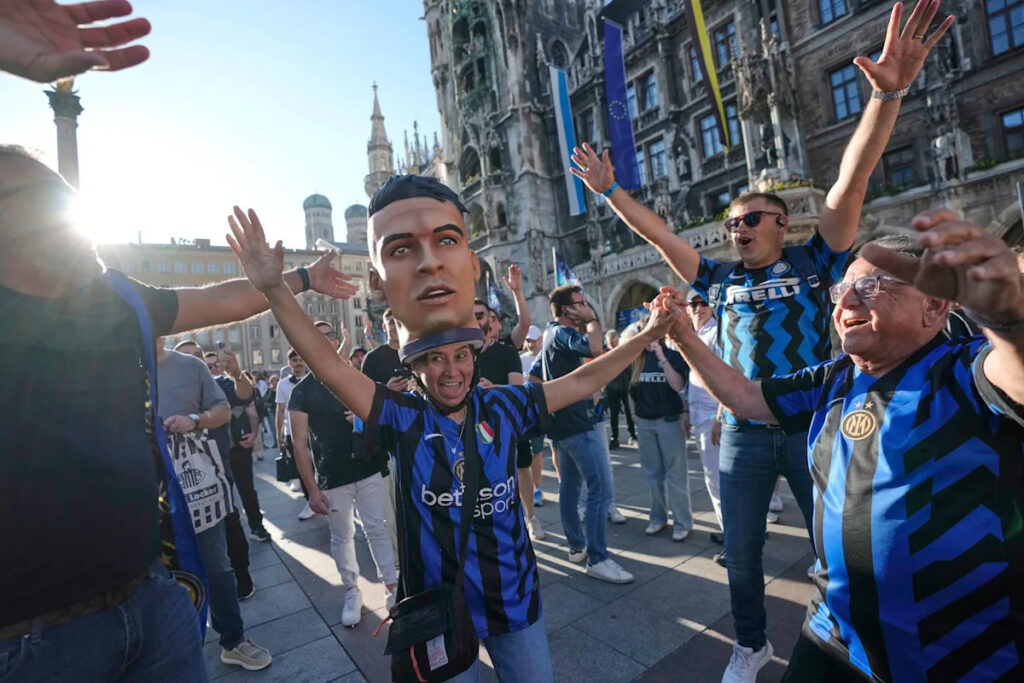 AP PHOTOS: Players and fans prepare for the Champions League final