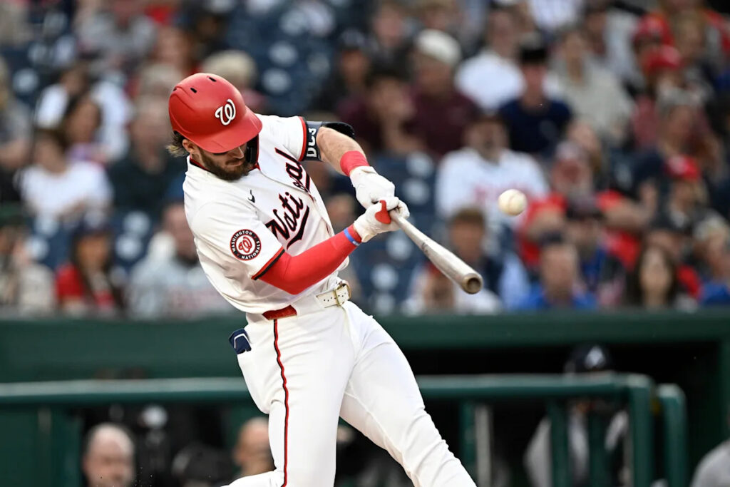 Rookie Dylan Crews hits tiebreaking HR before leaving game as Nationals top Braves 5-3