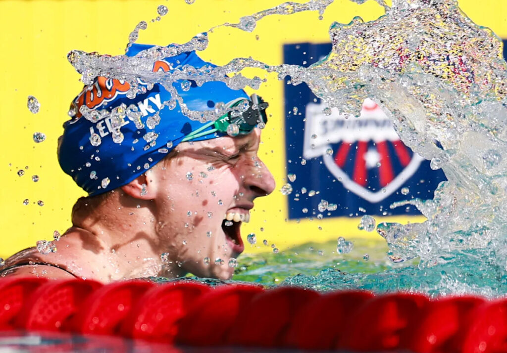 Katie Ledecky outraces Summer McIntosh with best 400-meter time in 9 years