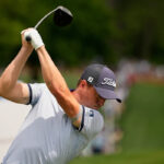 Justin Thomas’ wild round at the PGA ends with no shoe, no sock and a 73, leaving him 9 shots back