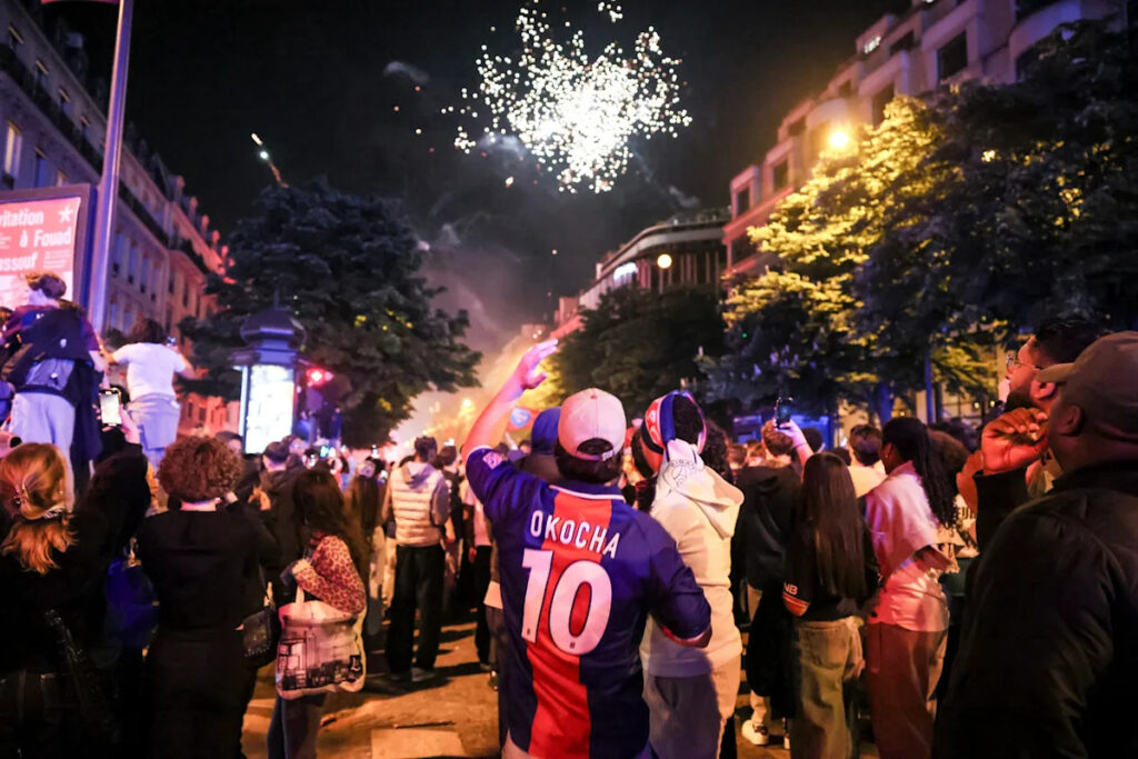 3 people in hospital after Paris street partying following PSG’s Champions League semifinal win