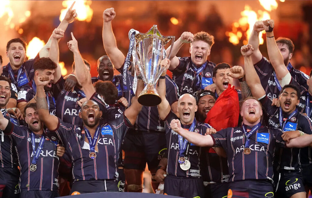 Bordeaux wins its first Champions Cup rugby title after subduing Northampton