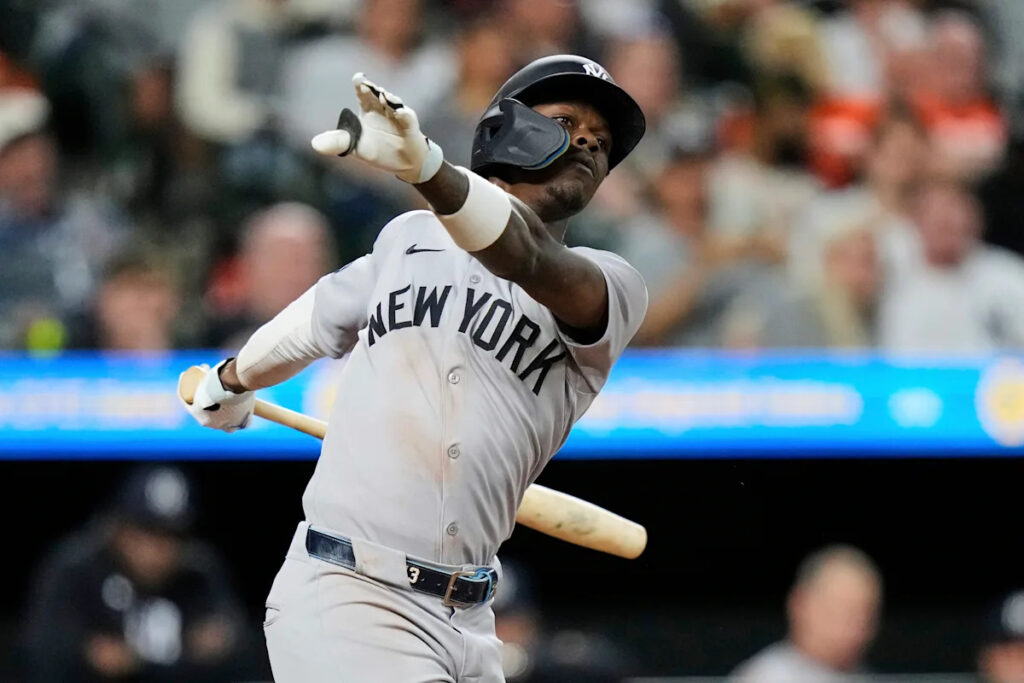 Yankees second baseman Jazz Chisholm Jr. put on injured list because of strained right oblique