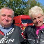 Shropshire couple take up sidecar racing in their 60s