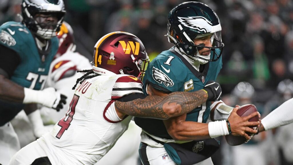 2025 NFL schedule has Eagles at Commanders in key Saturday contest