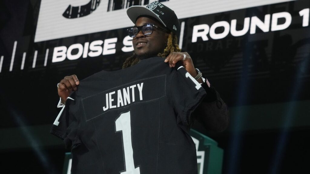 Ashton Jeanty Raiders jersey number revealed