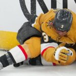 Brayden McNabb injured on uncalled trip before Oilers score in OT