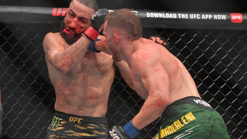 Islam Makhachev can’t handle Jack Della Maddalena’s power