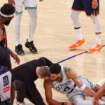 Jayson Tatum was seemingly in tears after his devastating Game 4 injury
