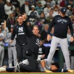 Yankees player carted off field