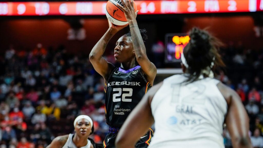 WNBA rookie nearly lost it revealing Sun’s support after mother’s death
