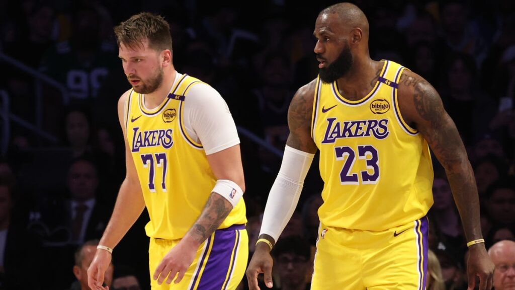 How did LeBron James and Luka Doncic do in the All-NBA team voting?