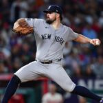 Carlos Rodon dominates, Yankees survive nervous ninth inning at Anaheim