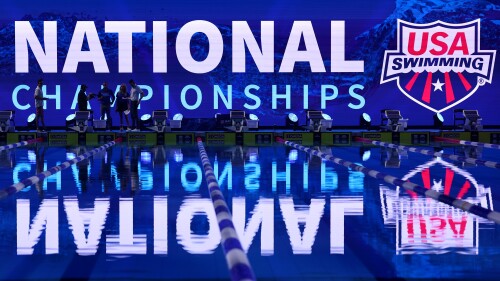2025 men's swimming rankings going into Toyota U.S. Championships
