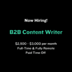 B2B Content Writer