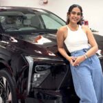 Aakanksha Singh buys Mahindra XEV 9e in ruby velvet, joins celeb EV owners : Bollywood News