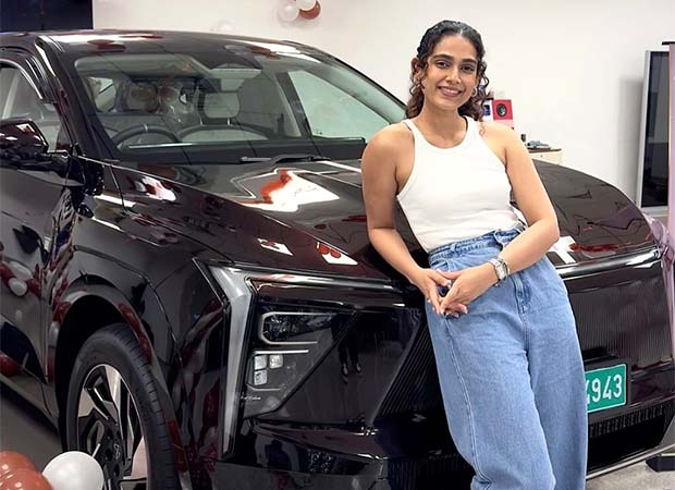 Aakanksha Singh buys Mahindra XEV 9e in ruby velvet, joins celeb EV owners : Bollywood News