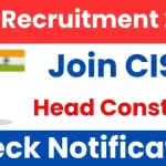 CISF Head Constable (Sports Quota) Recruitment 2025: Check All Details