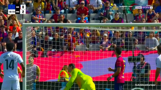 Barcelona fire back against Real Madrid as Eric Garcia scores