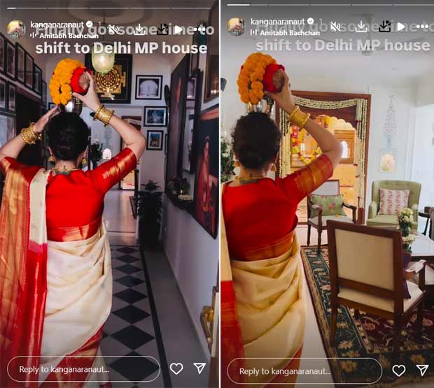 Kangana Ranaut moves into century-old Delhi MP residence; take a sneak peek!    : Bollywood News