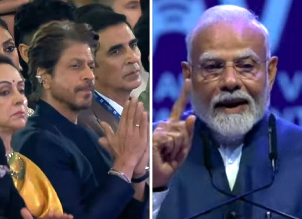 WAVES 2025 inaugural ceremony: Shah Rukh Khan warmly welcomes Narendra Modi; Prime Minister applauds RRR’s win at the Oscars : Bollywood News