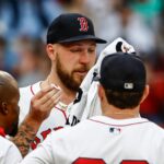 Red Sox ace’s eventful day included first-pitch HR, liner to nose and velocity drop