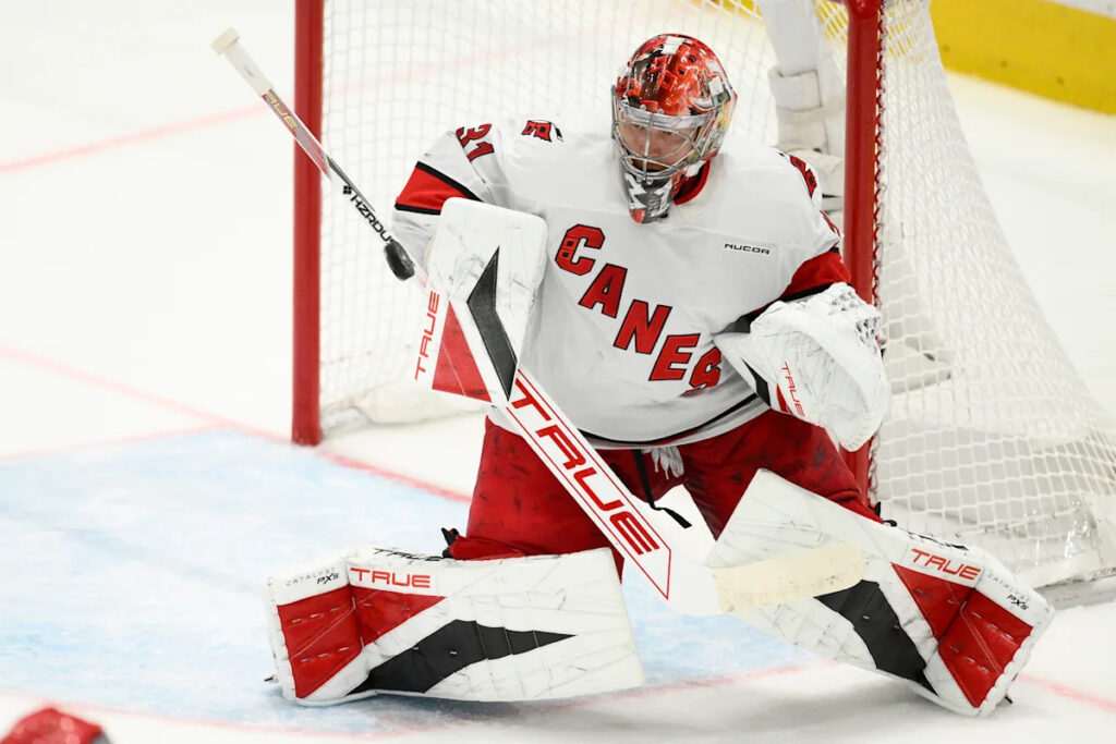 Andersen’s steady play in net has the Hurricanes back in the Eastern final for 2nd time in 3 years