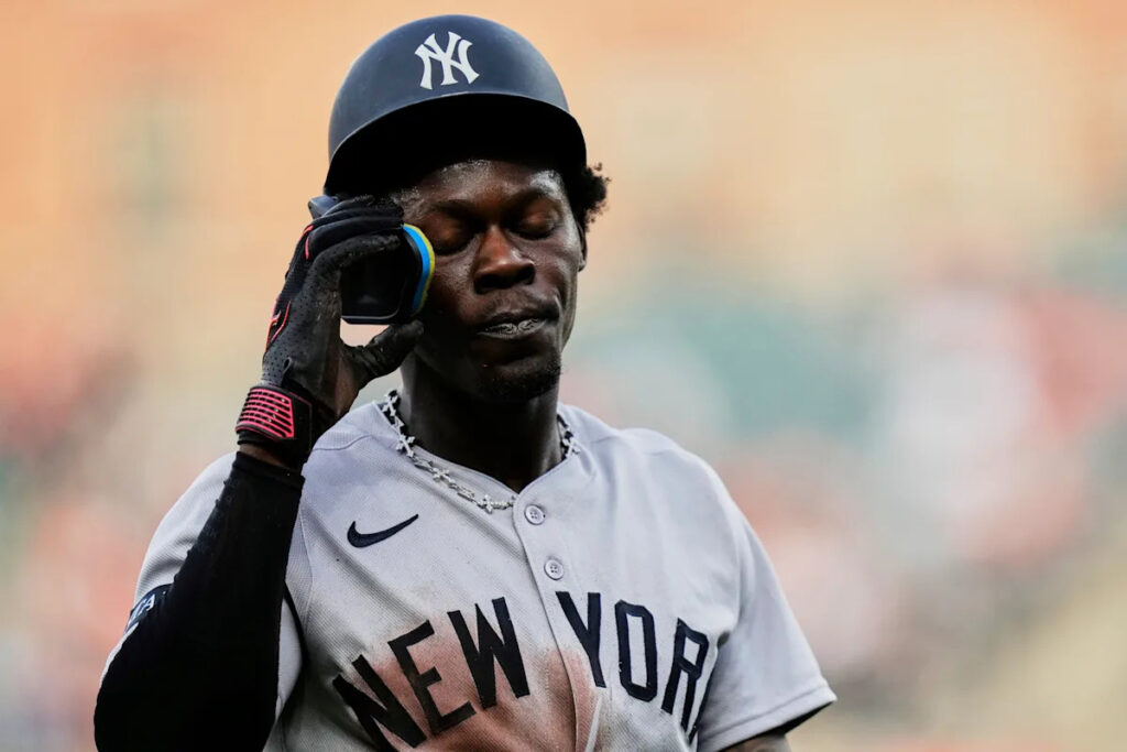 Yankees place Jazz Chisholm Jr. on 10-day IL with right oblique strain