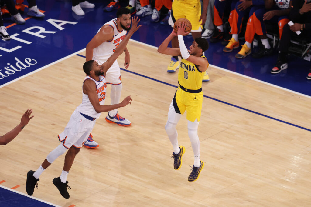 Madison Square Garden Goes Wild As Tyrese Haliburton Channels Reggie Miller