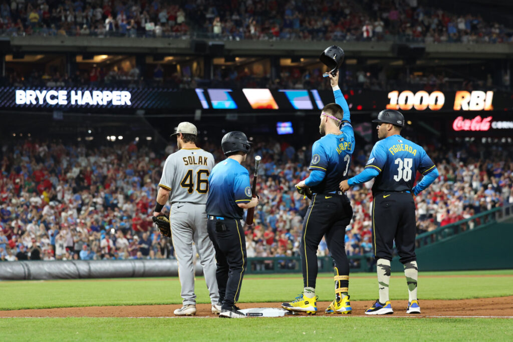 Phillies' Bryce Harper Says 1,000 RBI 'Not Enough' After Reaching the Milestone
