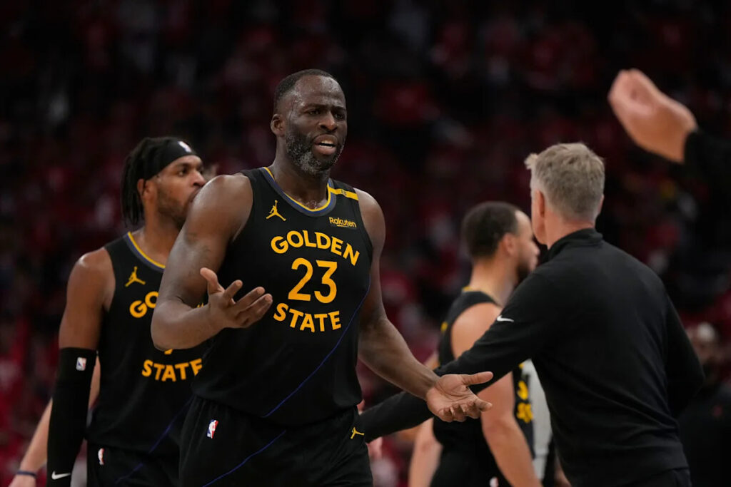 Golden State’s Green vows to team to lead with poise in Game 7 and delivers in win over Rockets