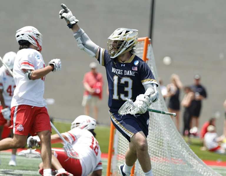 Notre Dame men’s lacrosse overwhelms Ohio State to start NCAA tourney run