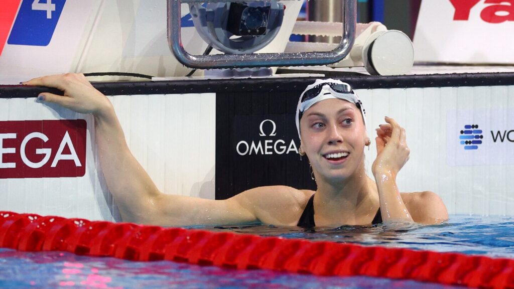 Gretchen Walsh breaks 100m butterfly world record again