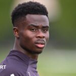 Bukayo Saka: Arsenal winger left out of England squad to face Andorra on Saturday