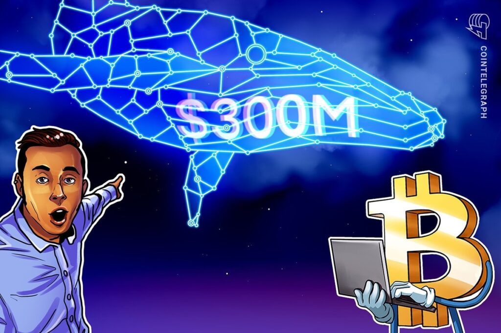 Bitcoin Whale open $300M leveraged position: James Wynn alt?