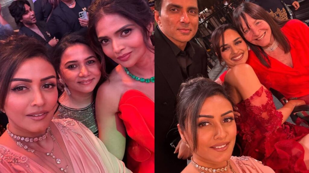 Inside PICS: Namrata Shirodkar joins Sitara and Manushi Chhillar to cheer Opal Suchata Chuangsri’s Miss World 2025 win