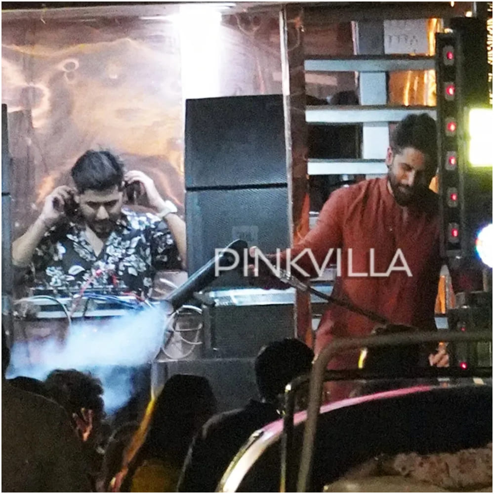 Inside Photos: Naga Chaitanya dances at his half-brother Akhil Akkineni’s Baarat in Hyderabad ahead of wedding with Zainab