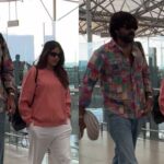 Mom-to-be Lavanya Tripathi hides baby bump in oversized sweatshirt as she jets off with hubby Varun Konidela