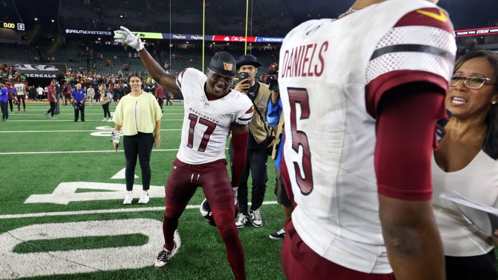 Where is Daniels/McLaurin ranked among the NFL’s top duos?