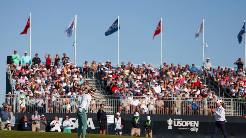 High scores, slow play rule the day at U.S. Women’s Open at Erin Hills