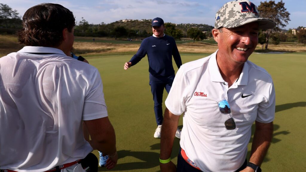 Ole Miss coach pranked by boss, wins Golfweek Coach of the Year