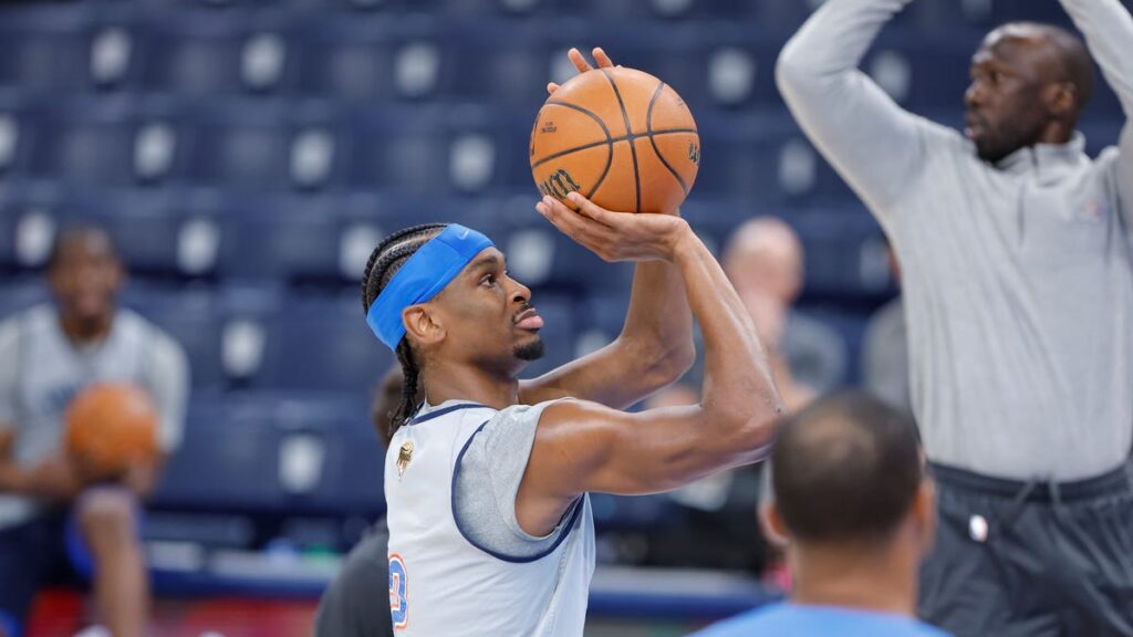 Best images from 2025 NBA Finals Media Day for Thunder, Pacers