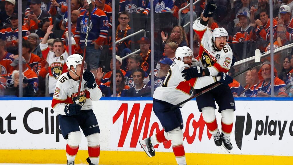Panthers strike back to win Game 2 in Edmonton