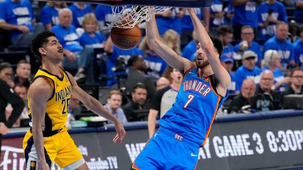 Holmgren-Hartenstein help Thunder in NBA Finals Game 2 win over Pacers