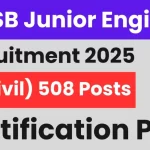 JKSSB JE Recruitment 2025: Apply for 508 Posts
