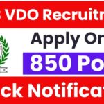 RSSB VDO Recruitment 2025: Notification Released for 850 Posts
