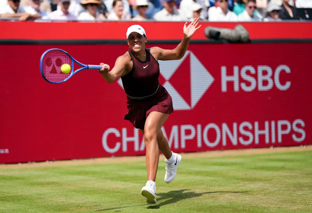 Madison Keys loses to 37-year-old qualifier at Queen’s Club