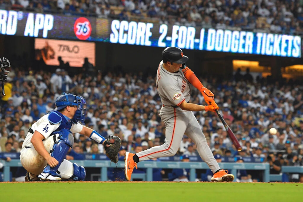 Casey Schmitt’s 1st career grand slam powers Giants past Dodgers 6-2 in series opener