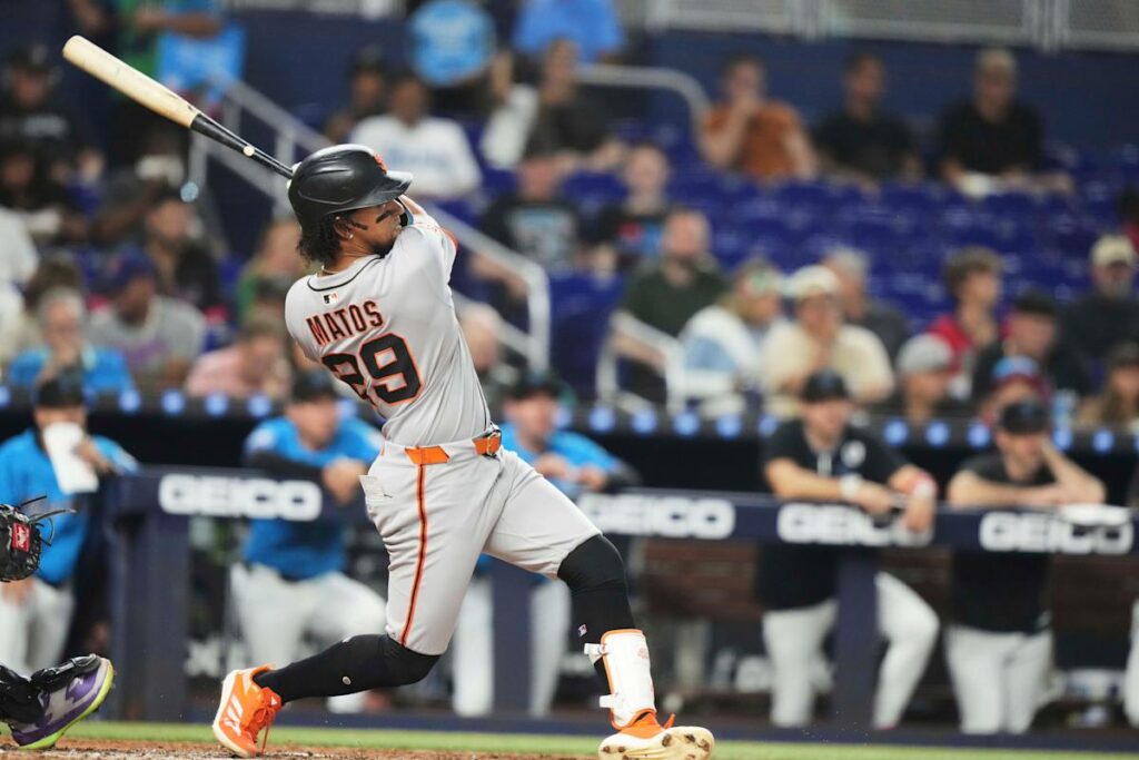 Luis Matos’ 3-run homer powers Giants to 4-2 win over Marlins