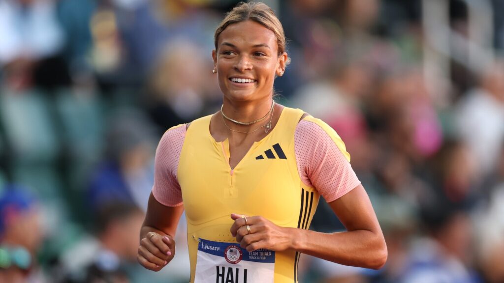 Anna Hall ties for second all-time in heptathlon points
